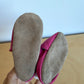 Made in Canada Pink Flower Shoes / 6-12m
