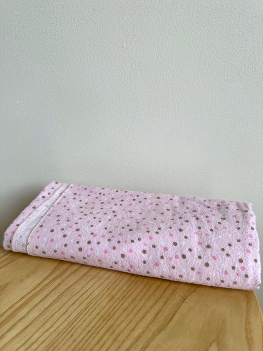 Pink Dotted Receiving Blanket