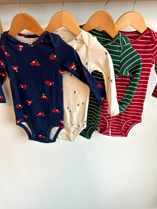 Festive Bodysuit Set of 4 (With Tags) / 18m