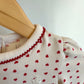 Heart Fleece Jumpsuit / 3-6m