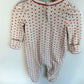 Heart Fleece Jumpsuit / 3-6m