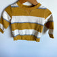 White + Burnt Orange Shirt / 12m