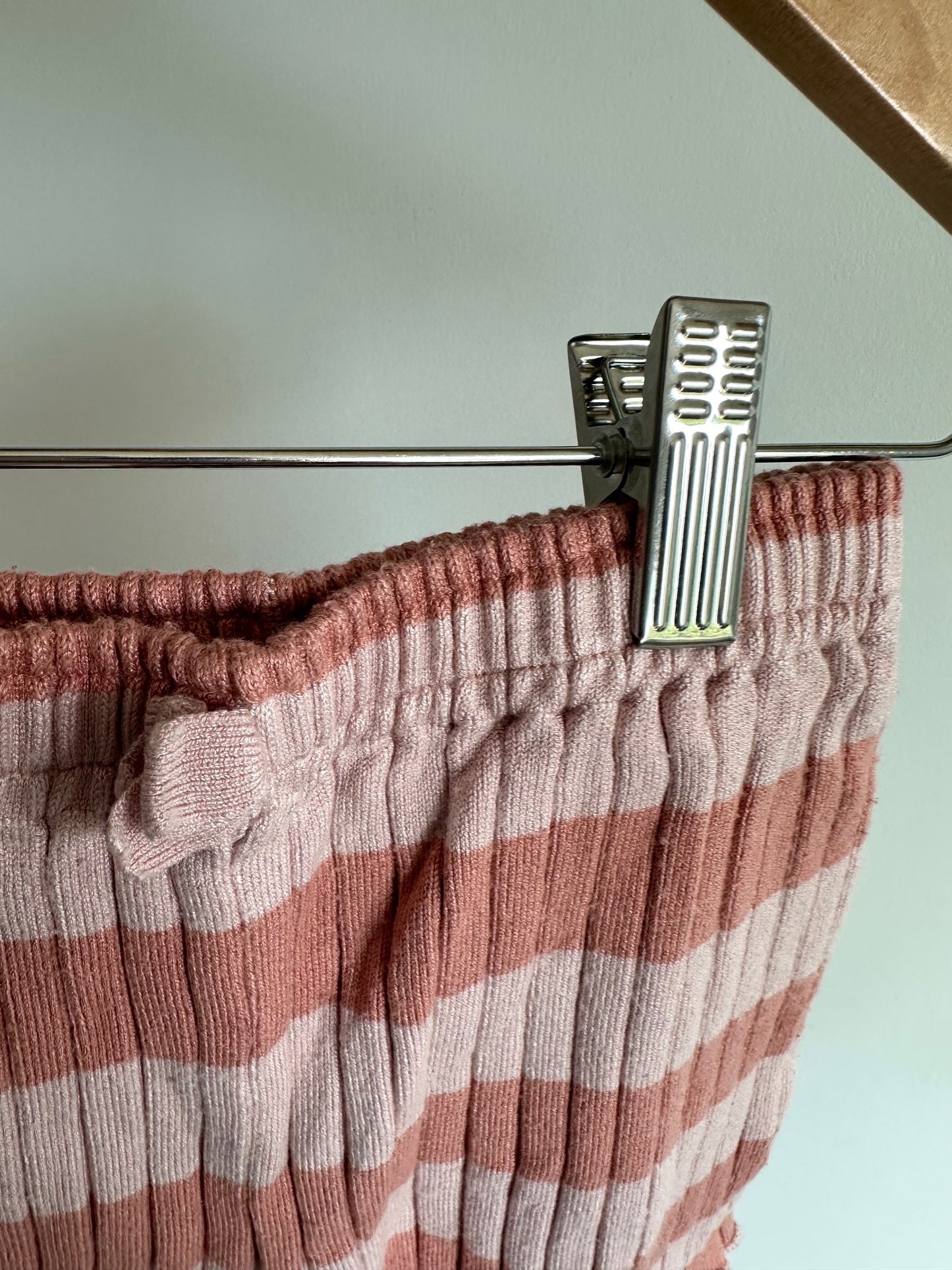H&M Blush Striped Shorts / 6-8 years