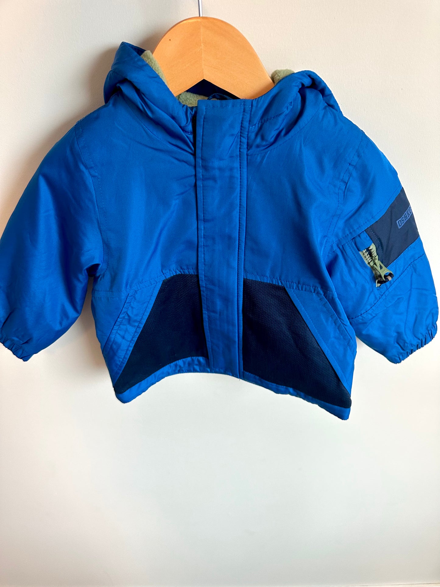 Oshkosh Fleece Lined Blue Jacket / 18m