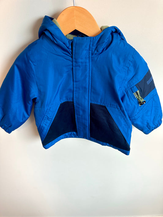 Oshkosh Fleece Lined Blue Jacket / 18m