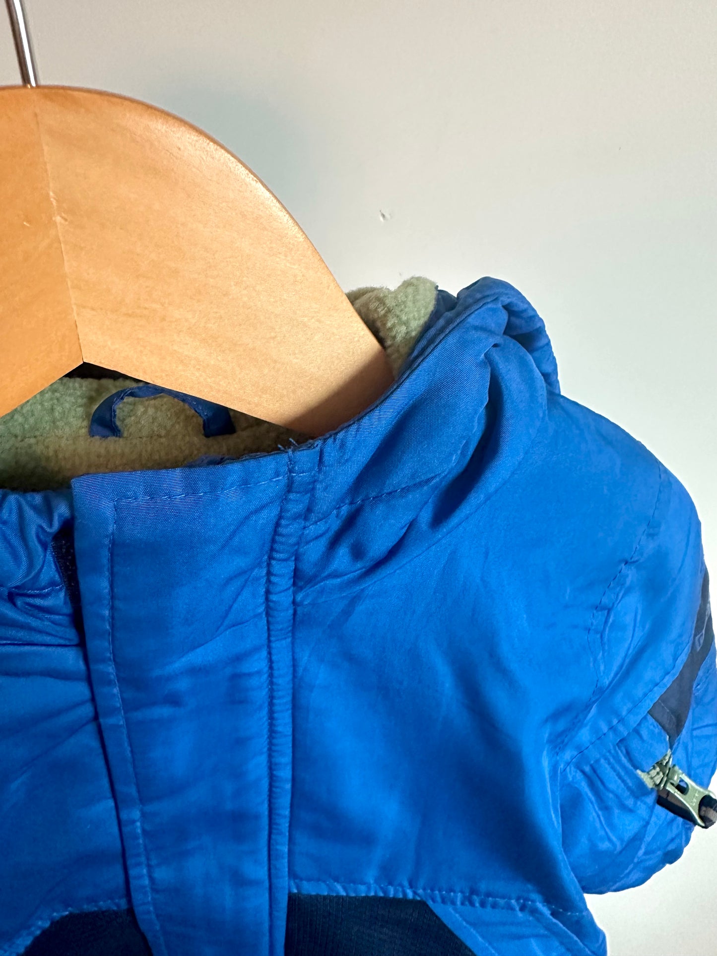 Oshkosh Fleece Lined Blue Jacket / 18m
