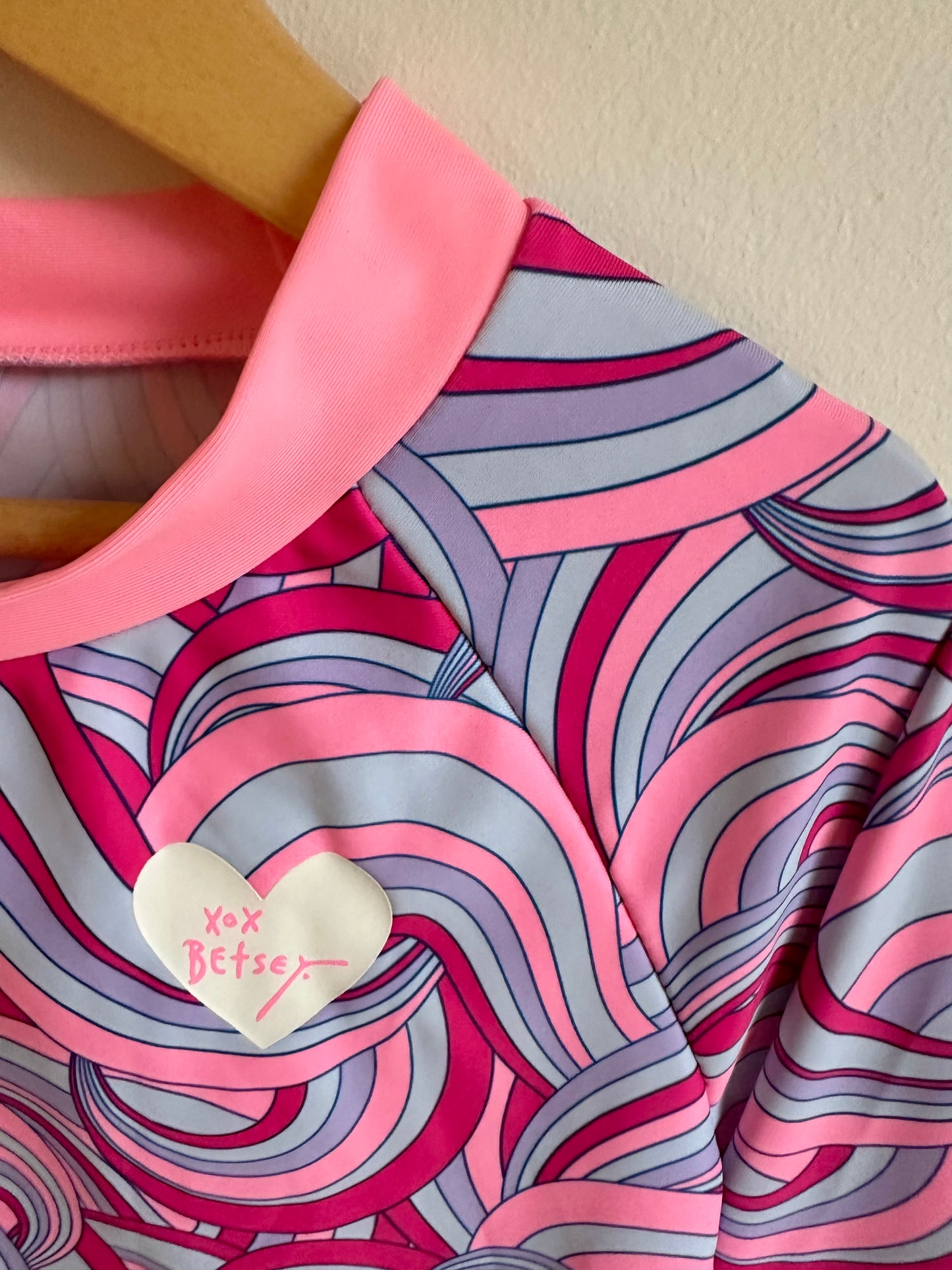 Pink Waves Swim Top / 8 years?