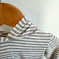 TBA Bamboo Grey Stripe Crewneck / 0-6m
