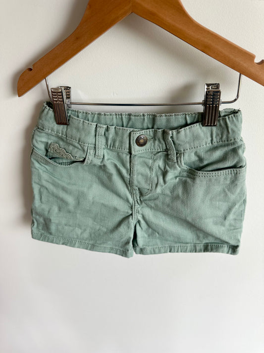 Sage Shorts with Lace Detail / 7 years