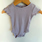 Periwinkle Rib Bodysuit / 3-6m