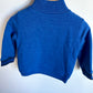 Half Zip Blue Sweater with Stripes (With Tags) / 12m