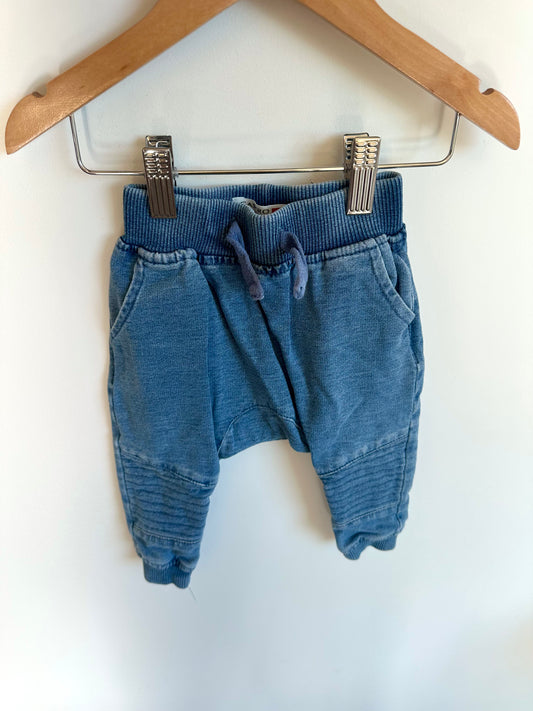 Stretch Jeans with Knee Detail / 3-6m