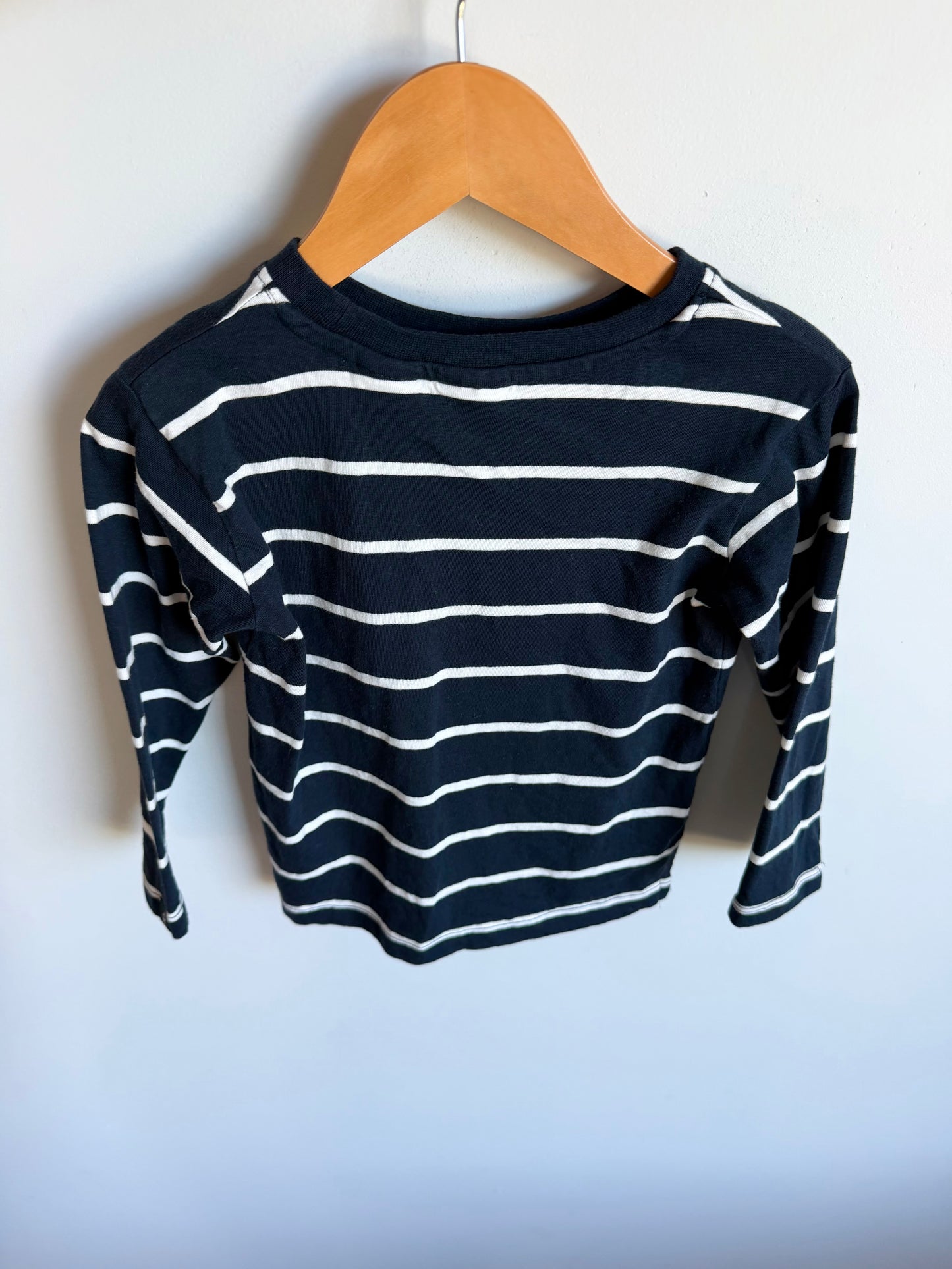 Zara Navy Striped Long Sleeve / 2-3T