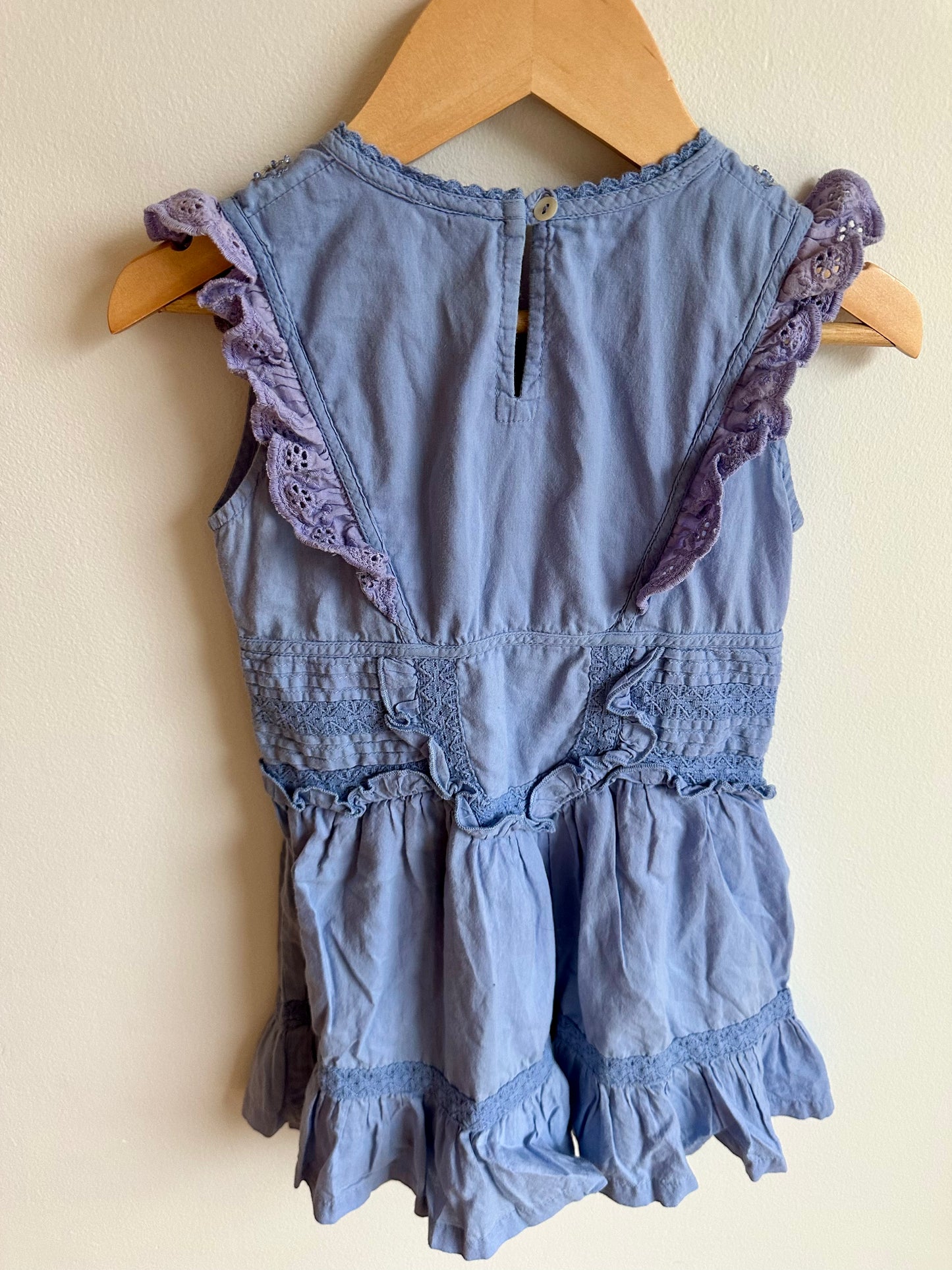 Periwinkle Lace Detail Dress / 2T