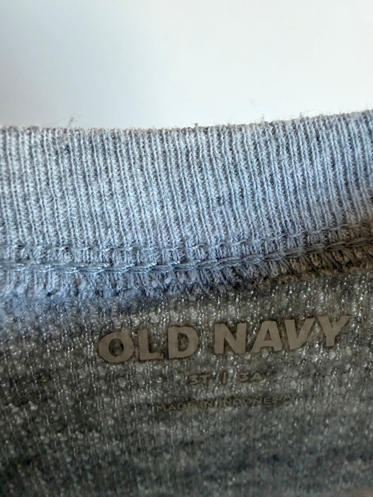 Grey Waffle Long Sleeve / 2-3T