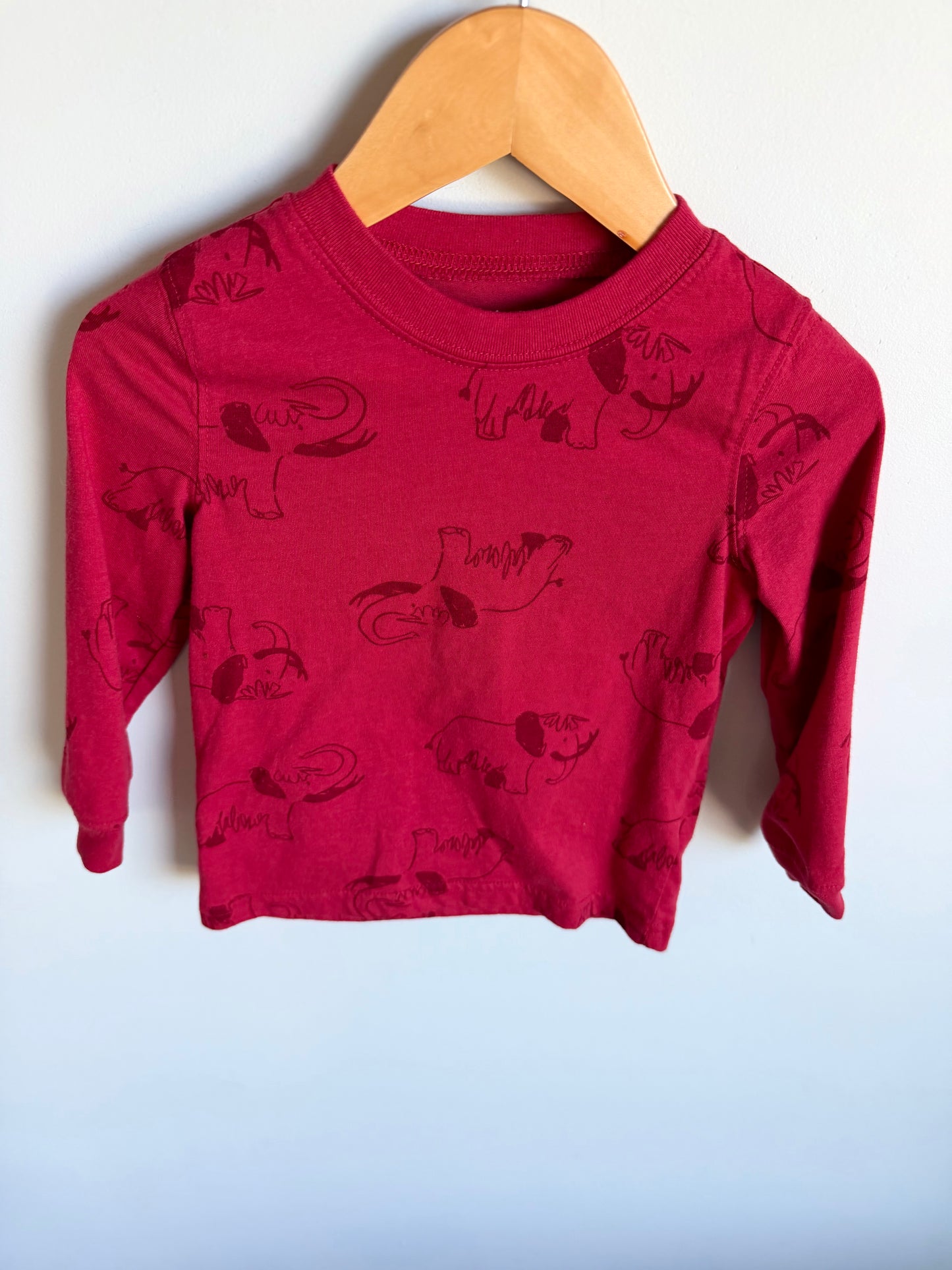 Red Elephant Long Sleeve / 2T