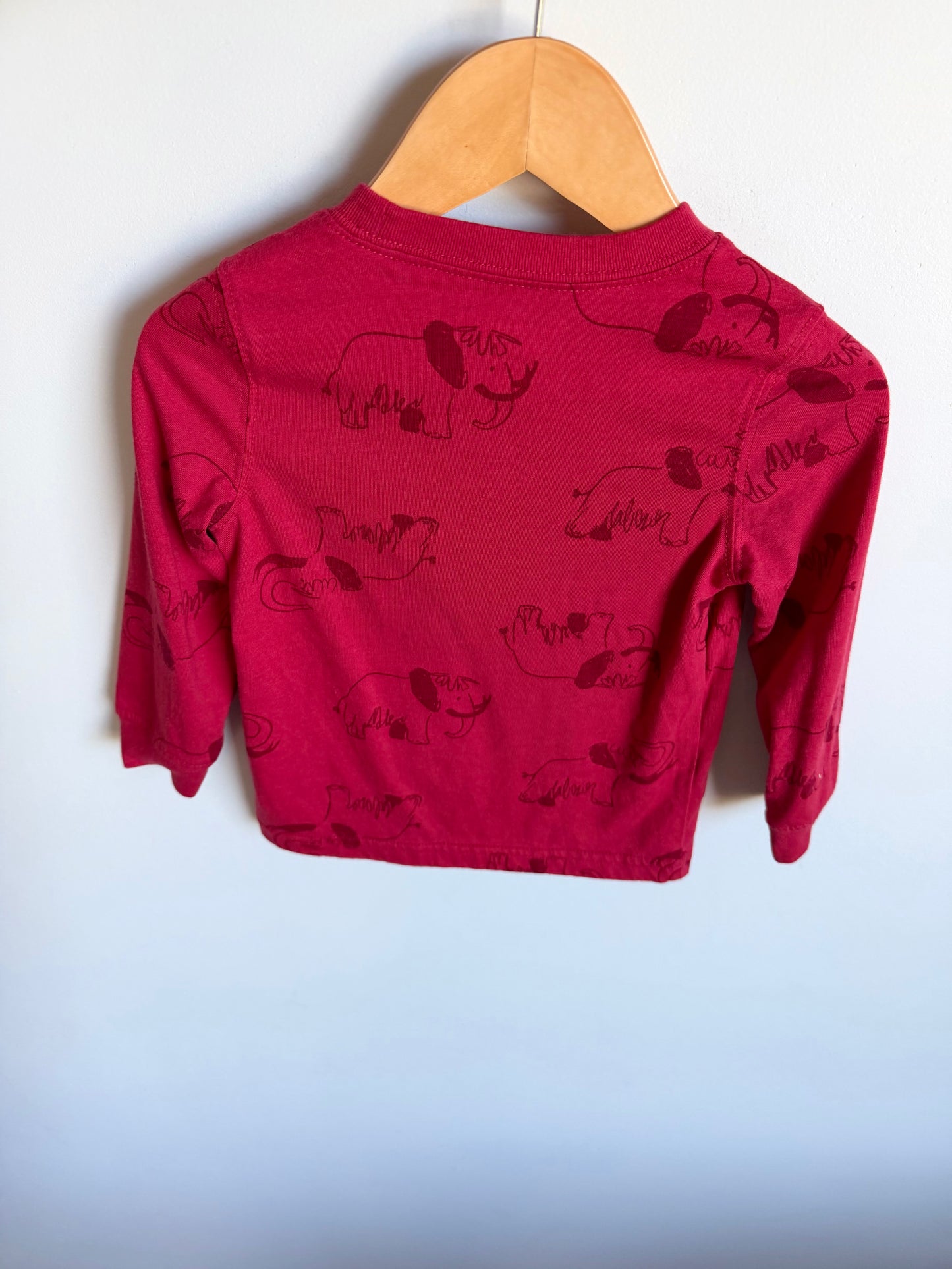 Red Elephant Long Sleeve / 2T