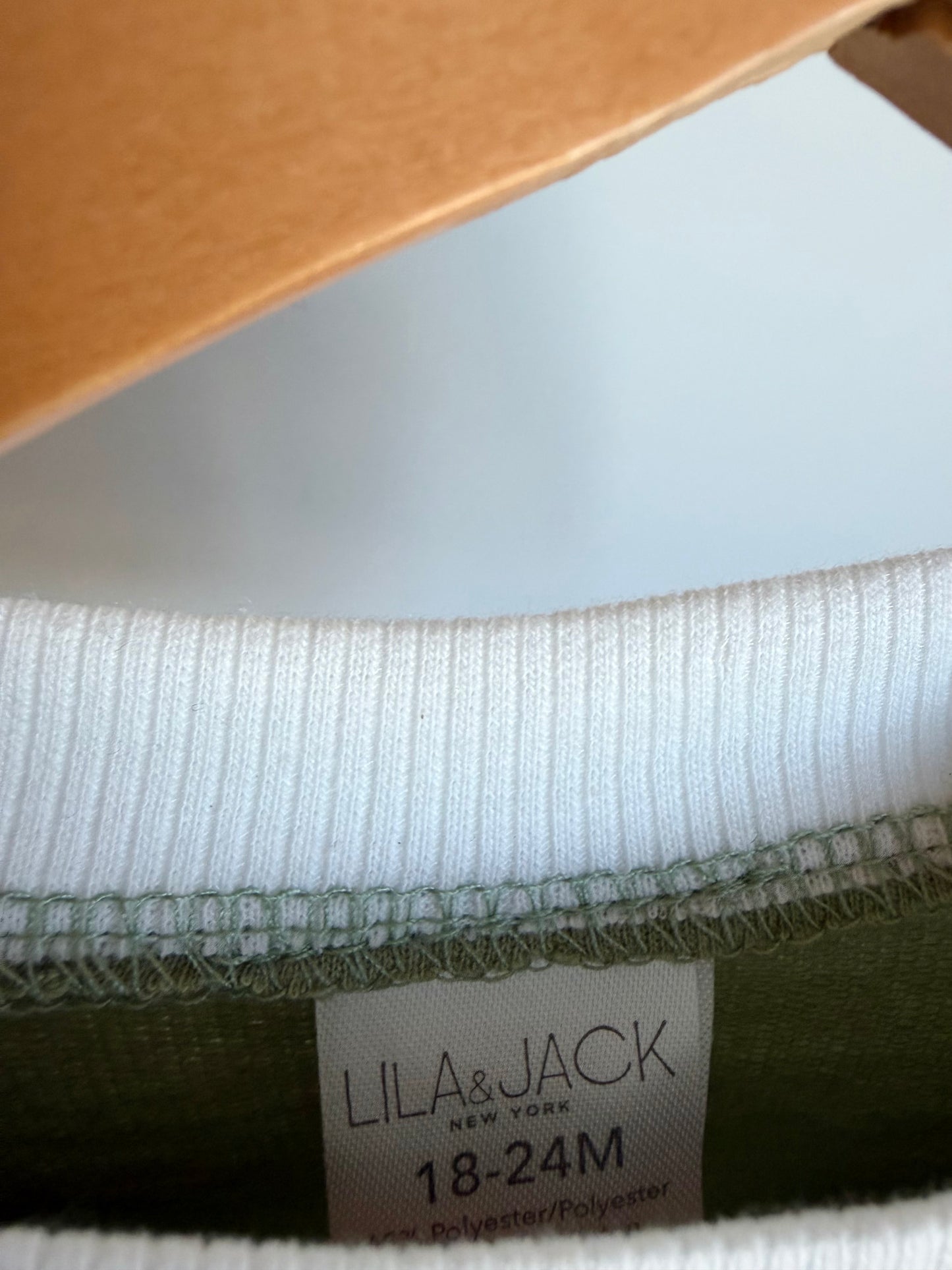 Sage Smiley Long Sleeve / 18-24m