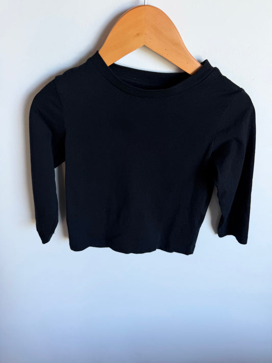 H&M Black Long Sleeve / 18-24m