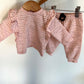PL Pink Dotted Long Sleeve + Pants Set / 3m