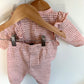 PL Pink Dotted Long Sleeve + Pants Set / 3m