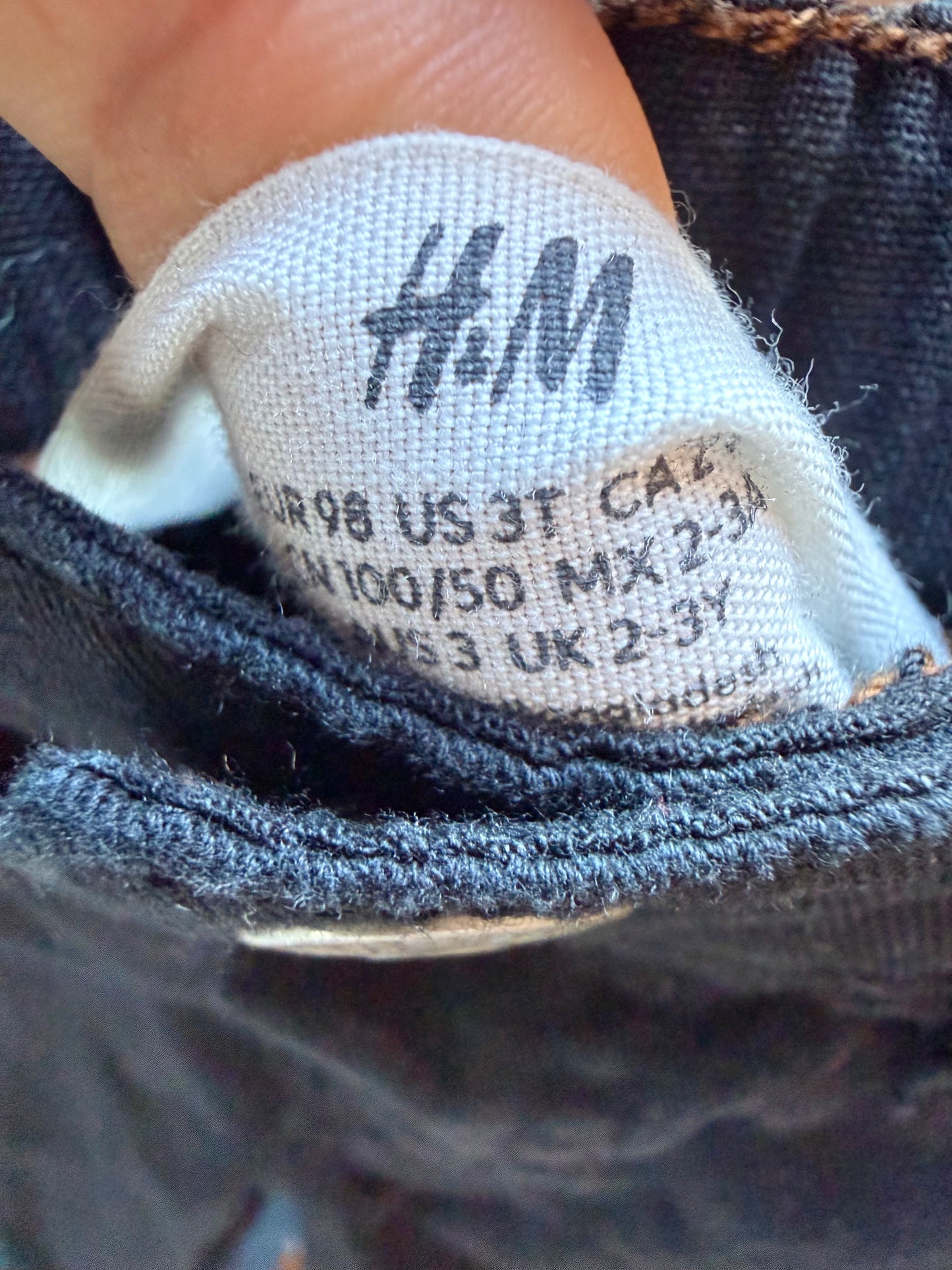 H&M Black Pants / 2-3T