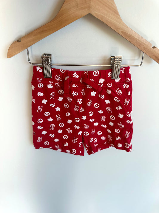 Canada Shorts / 6-12m