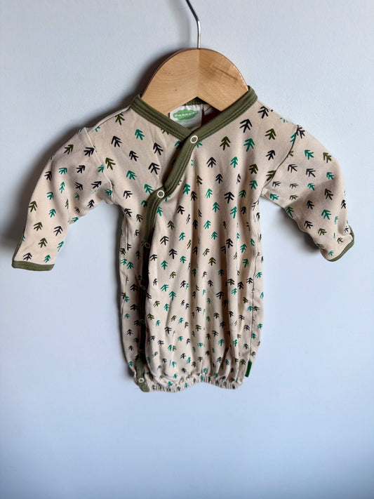 Parade Tree Pattern Gown Sleeper / 0-3m