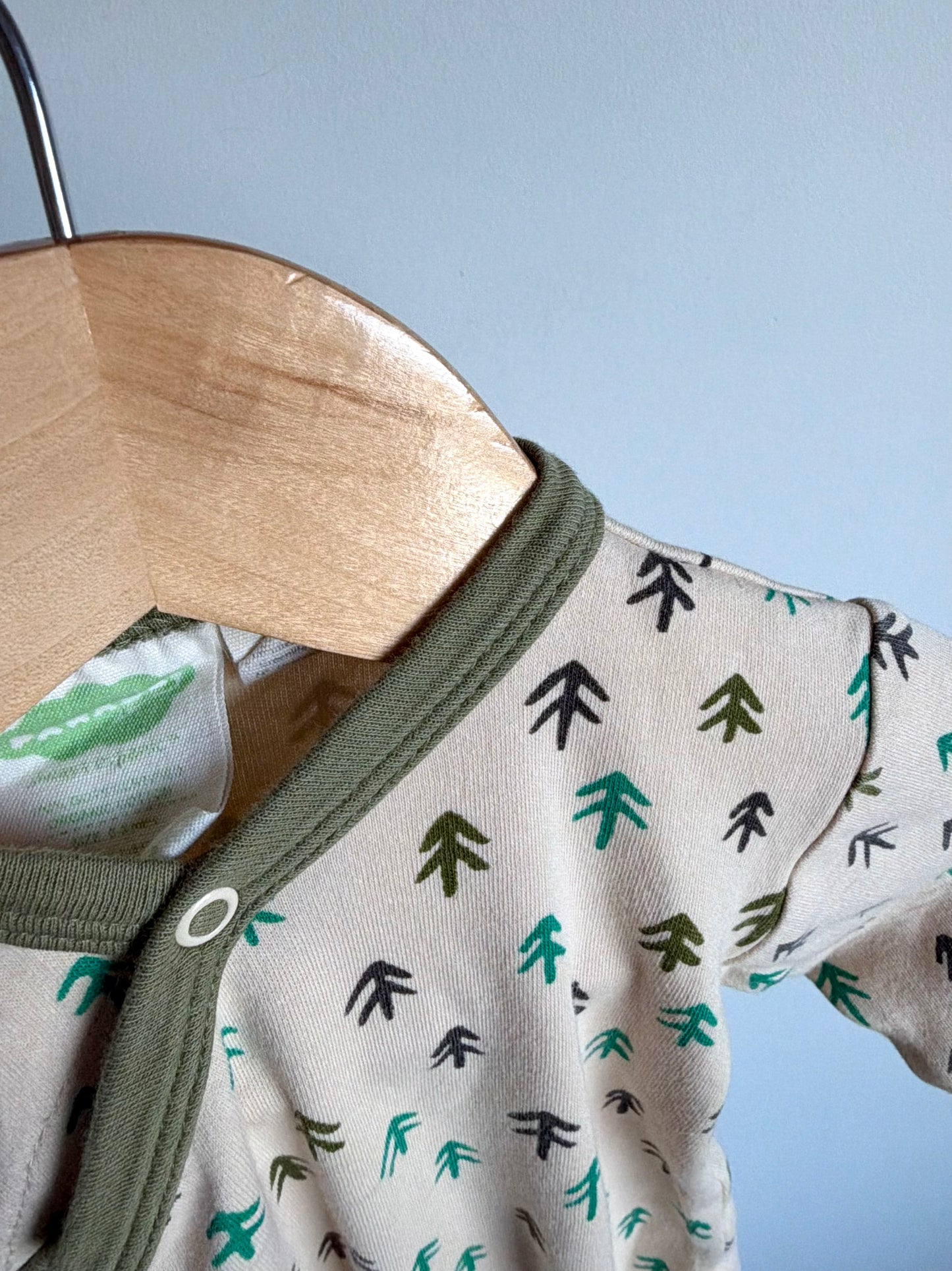 Parade Tree Pattern Gown Sleeper / 0-3m