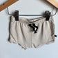 Jax + Lennon Cream Bamboo Shorties / 4-5T