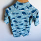 Jan & Jul Blue Whale Swimsuit / 12-18m