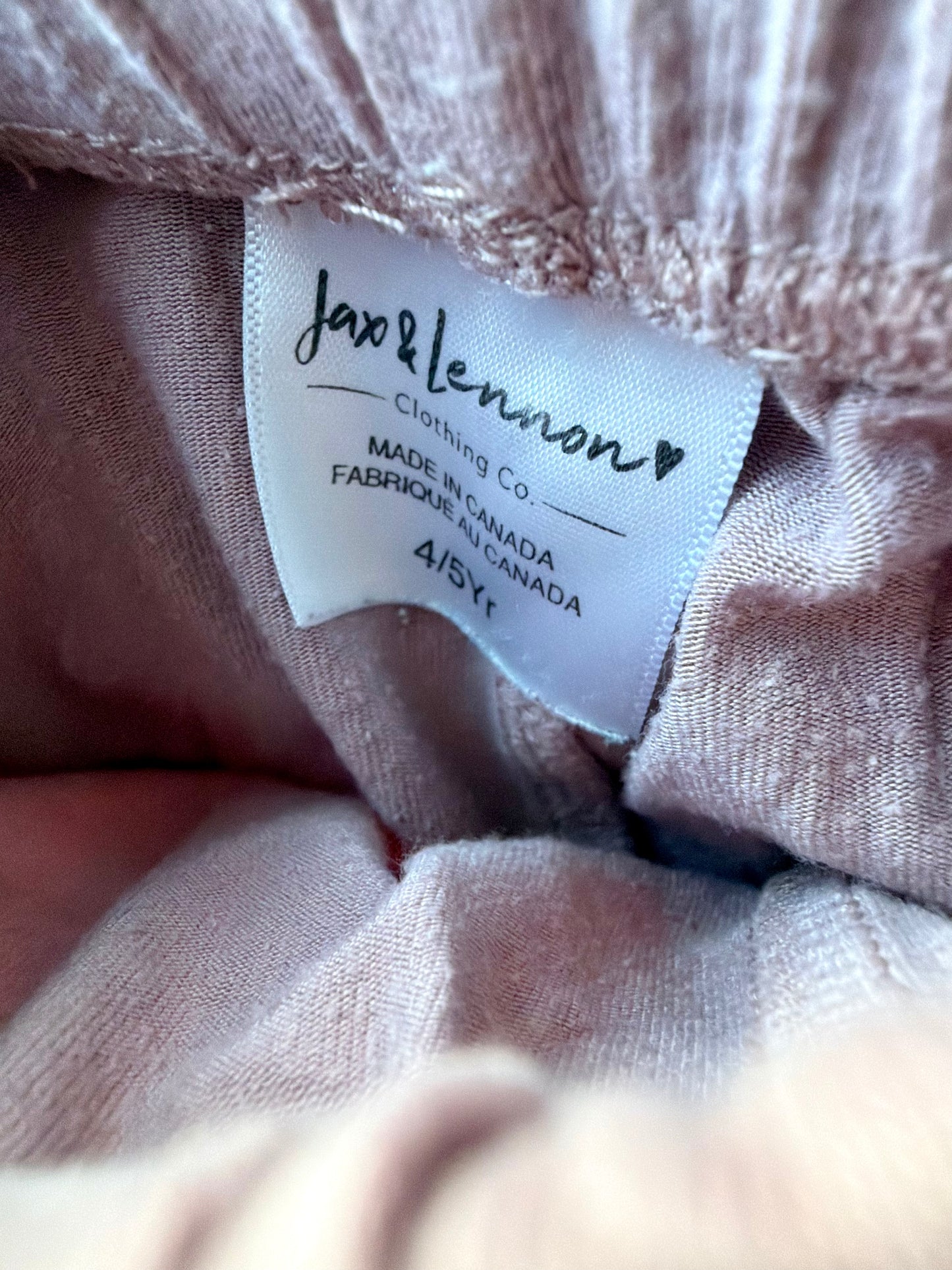 Jax + Lennon Lavender Bamboo Shorties (PLAY) / 4-5T