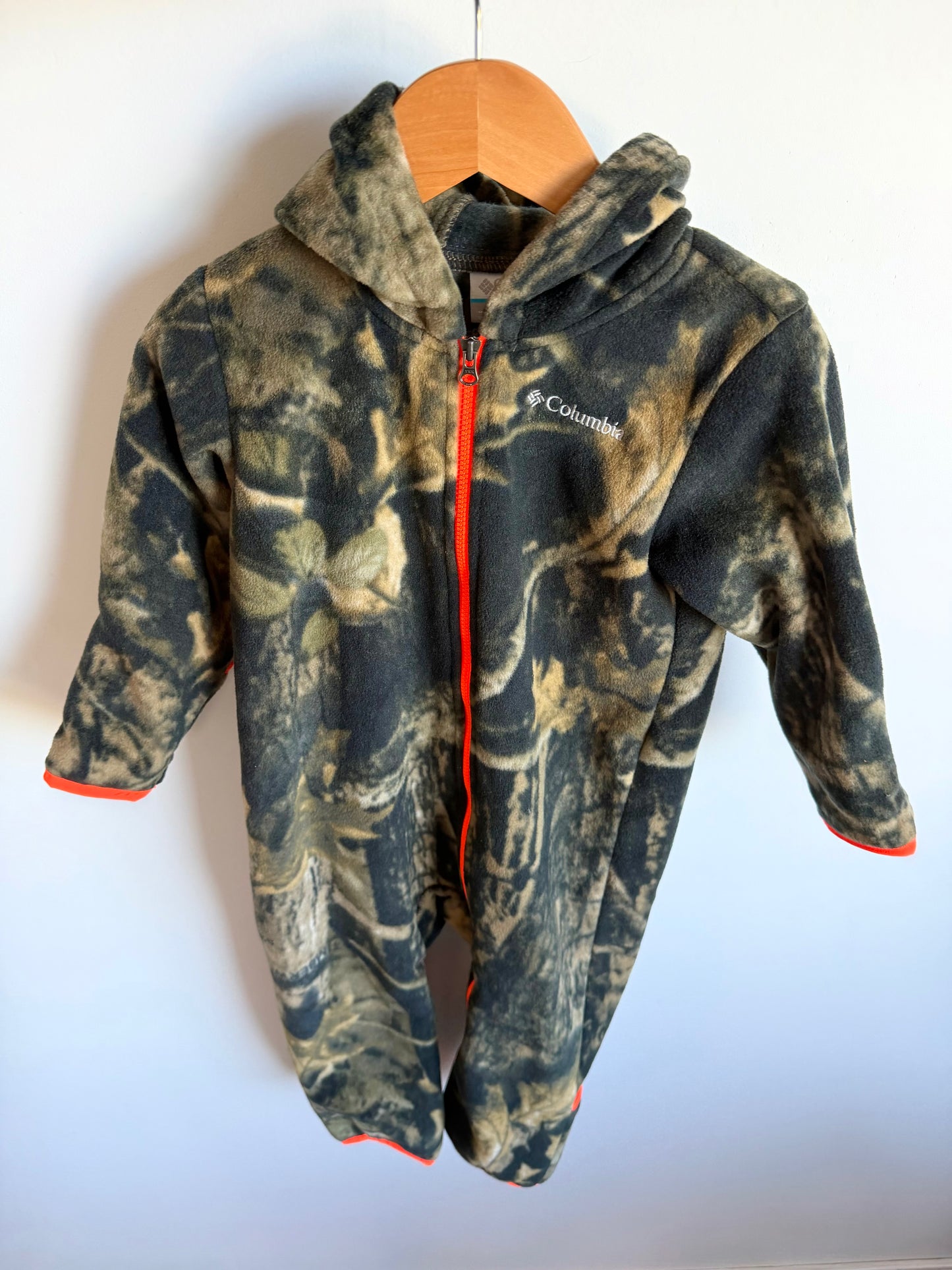 Columbia Camo Fleece Bunting Suit / 18-24m
