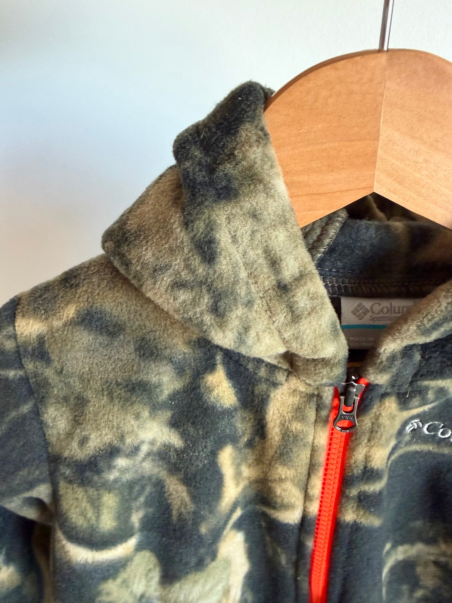 Columbia Camo Fleece Bunting Suit / 18-24m