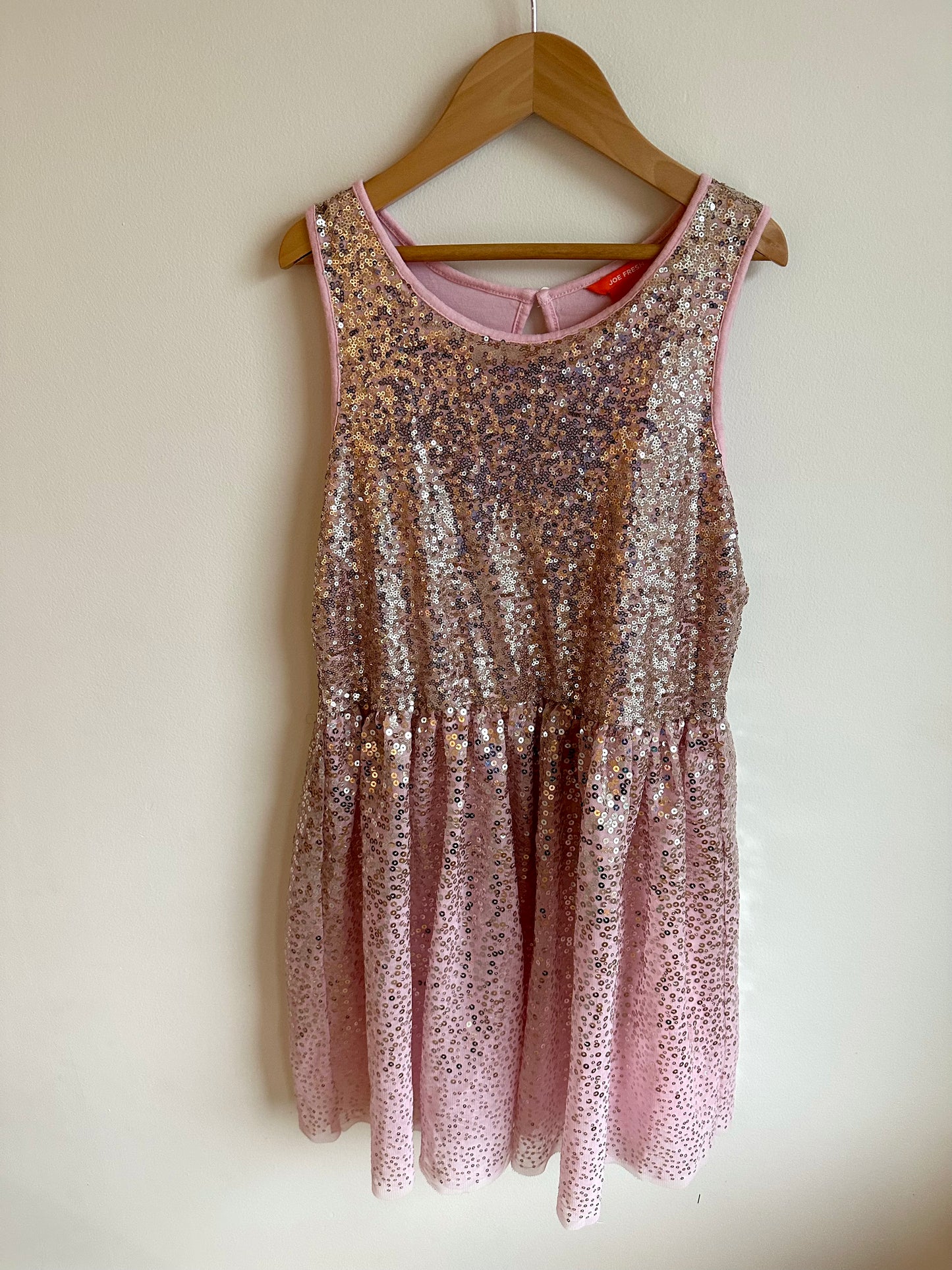 Sequins Pink Dress / 14 years (xl)