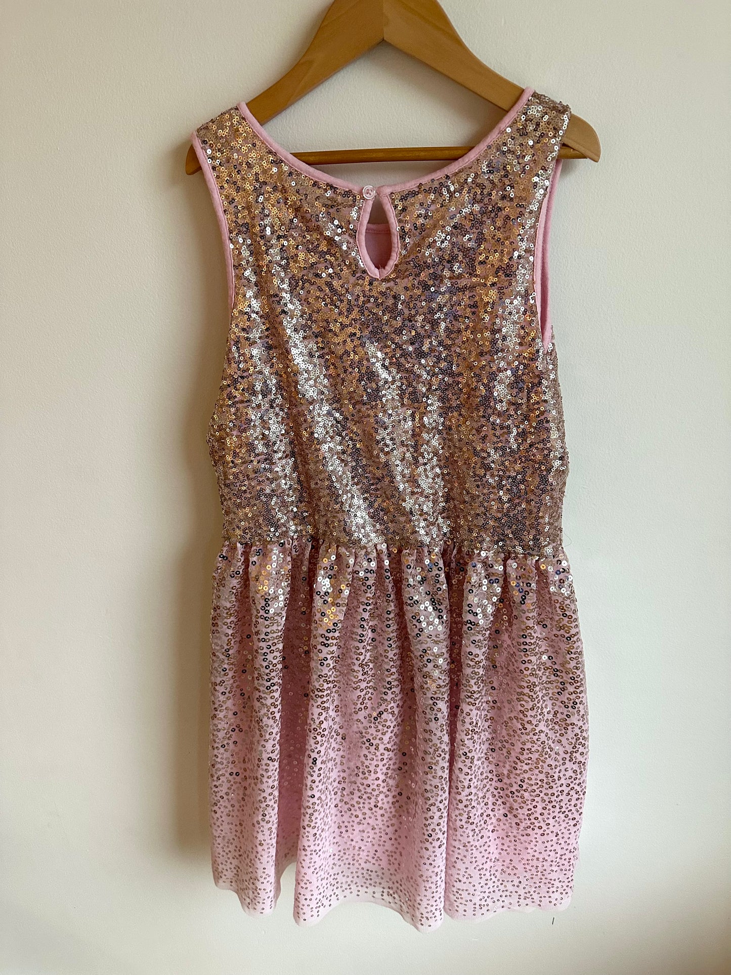 Sequins Pink Dress / 14 years (xl)