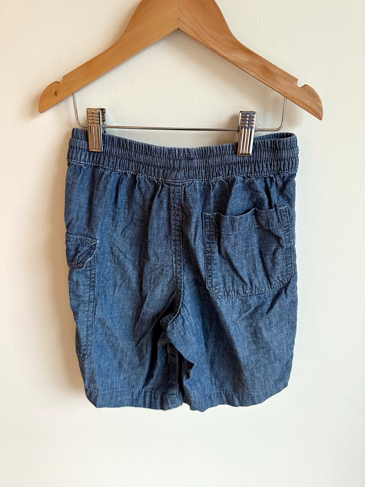 Chambray Shorts with Side Pocket / 7-8 years (m)