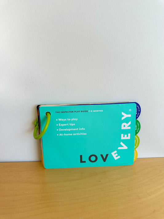 Lovevery "The Inspector" Play Guide Book / 7-8 months