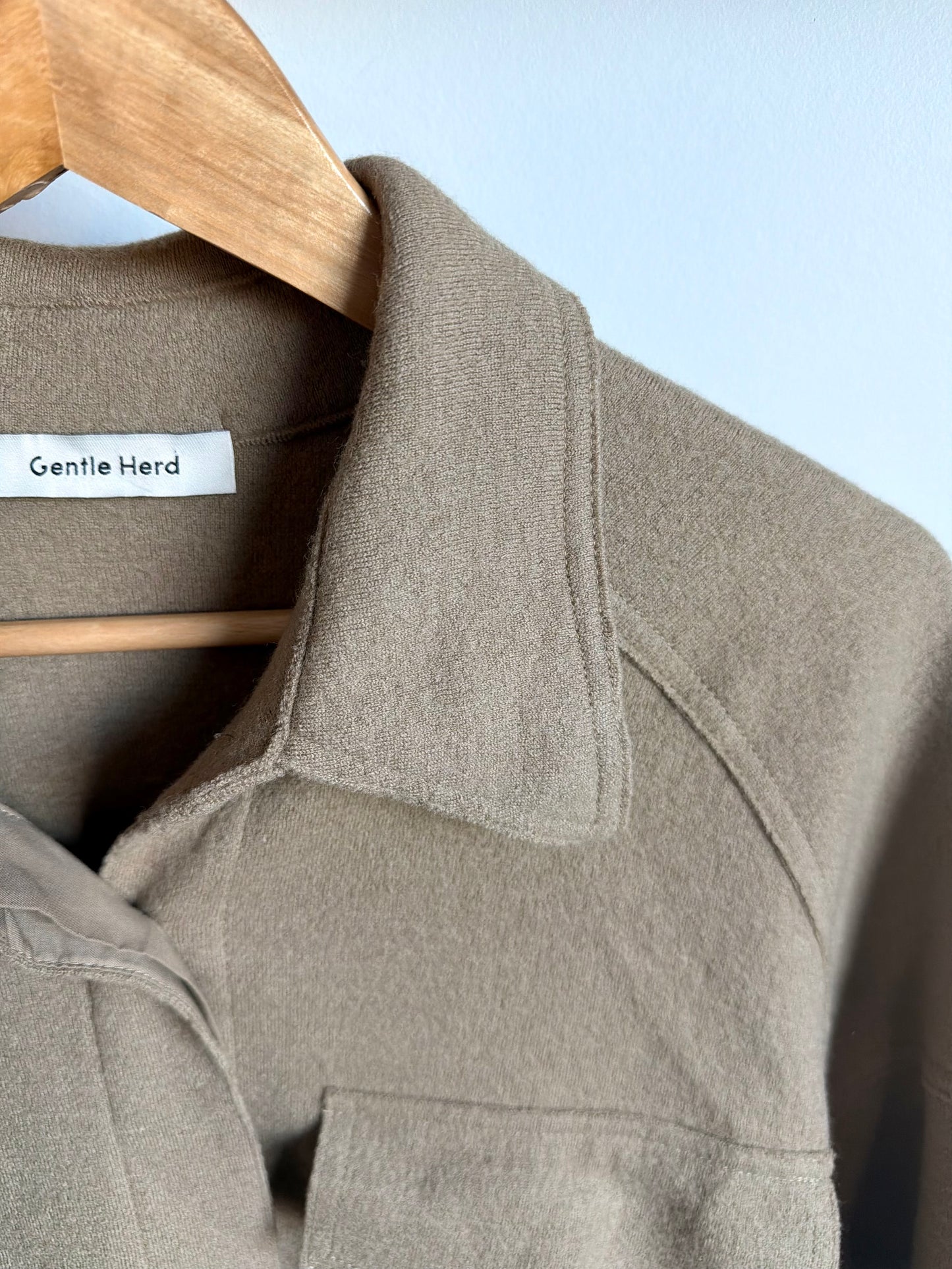 Wool Tan Adult Jacket / Large