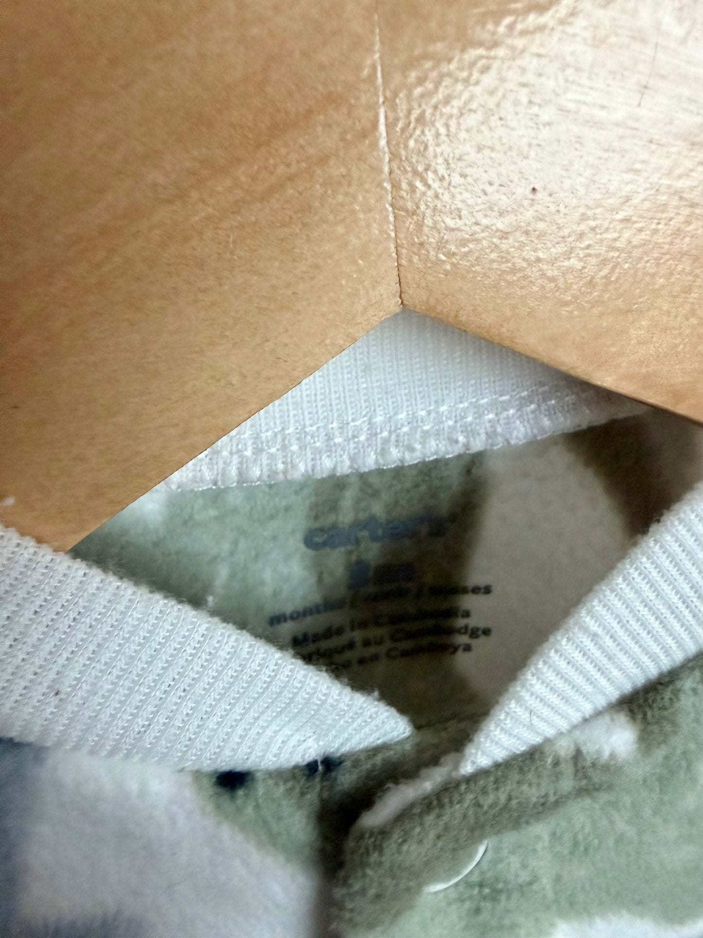 Woodland Snap Fleece Sleeper / 3m