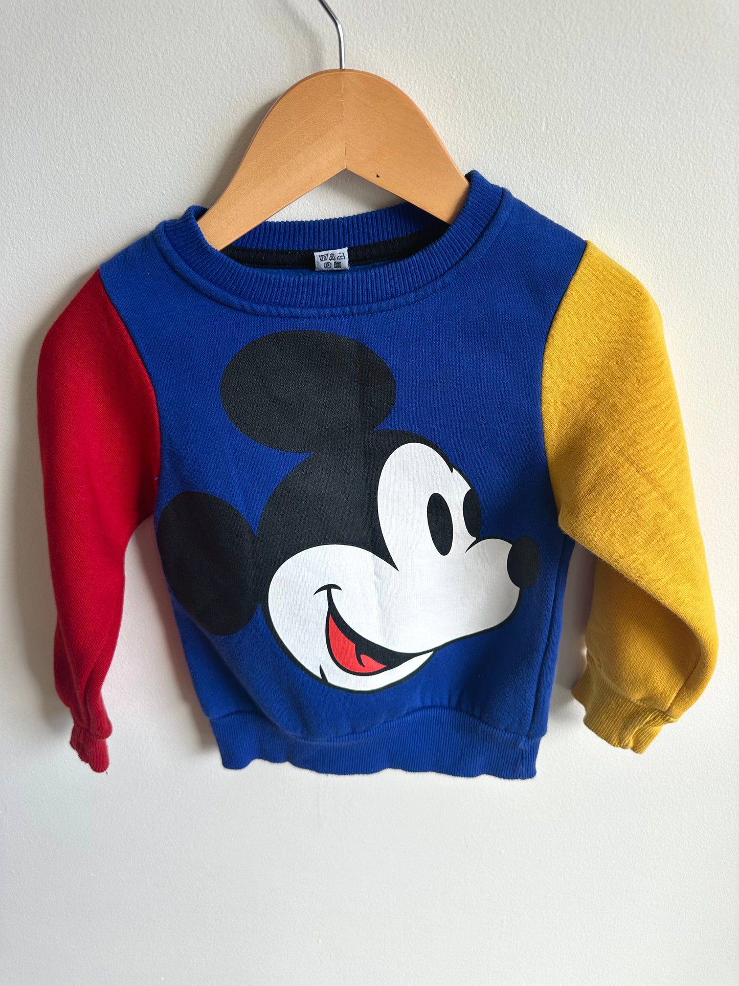 Mickey Mouse Colored Block Sweater / 2-3T