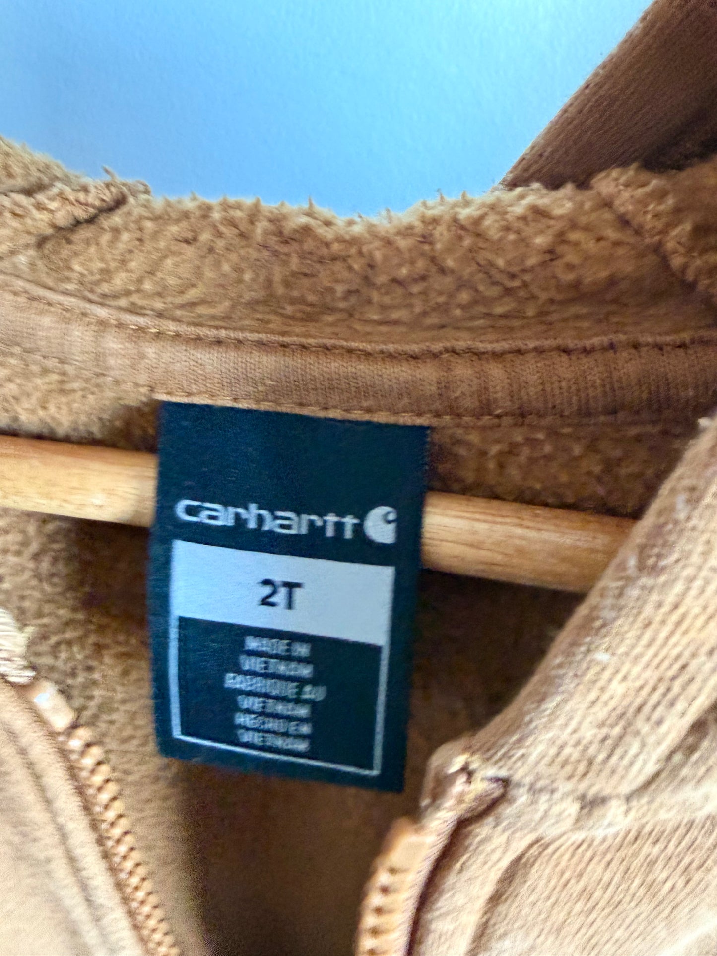 Carhartt Tan Hoodie + Joggers Set / 2T
