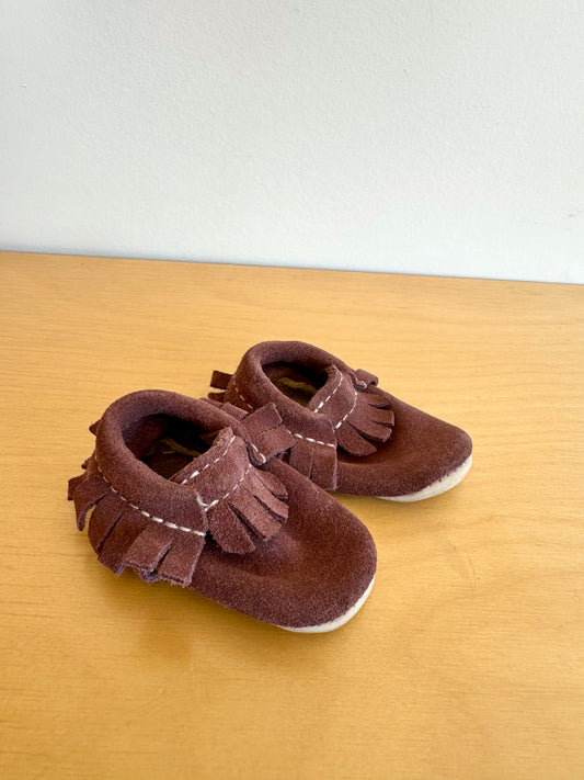 Minimoc Plum Soft Sole Shoes / Size 1 Infant