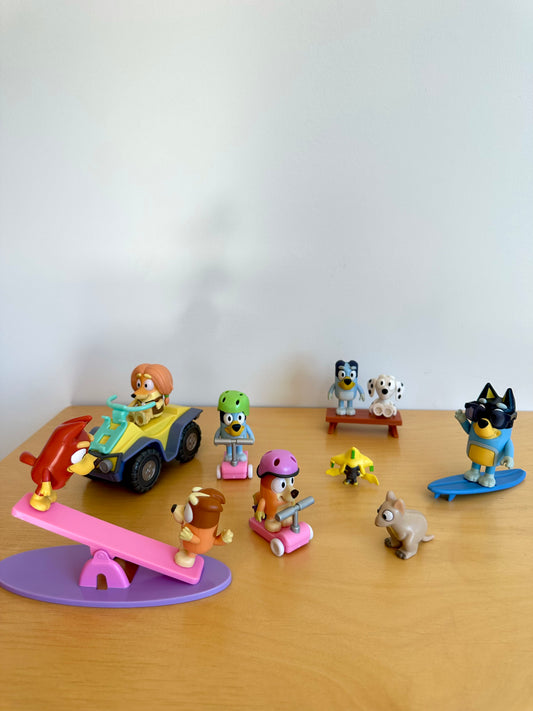 Bluey Toy Figurine Set