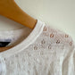 Eyelet White Cardigan / 7-8 years (m)