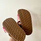 Brown + Pink Sandals (With Tags)/ Size 7 Toddler