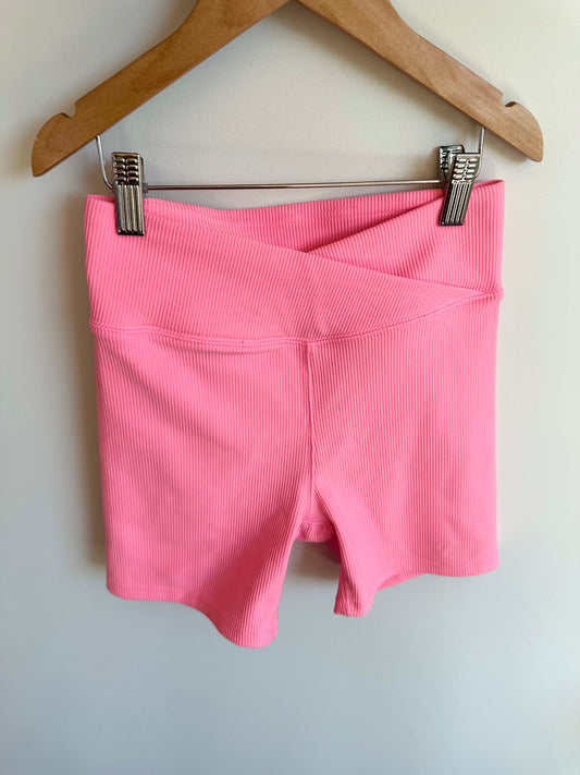 Gap Pink Rib Shorts / (XL) 12 years