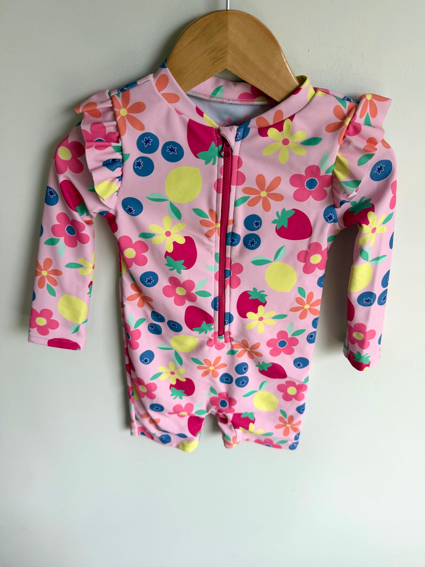Pink Blueberry Swimsuit / 24m