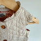 OshKosh Cream Quilted Vest / 12m