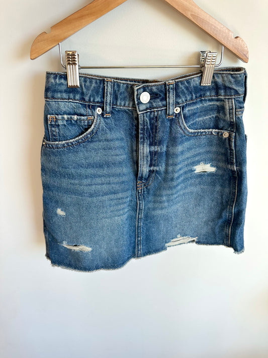 Gap Distressed Denim Skirt / (XL) 12 years